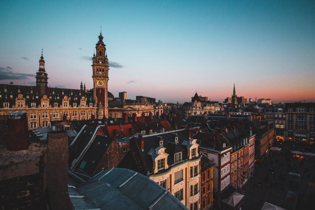 La grande place de Lille, dans la région Hauts-de-France